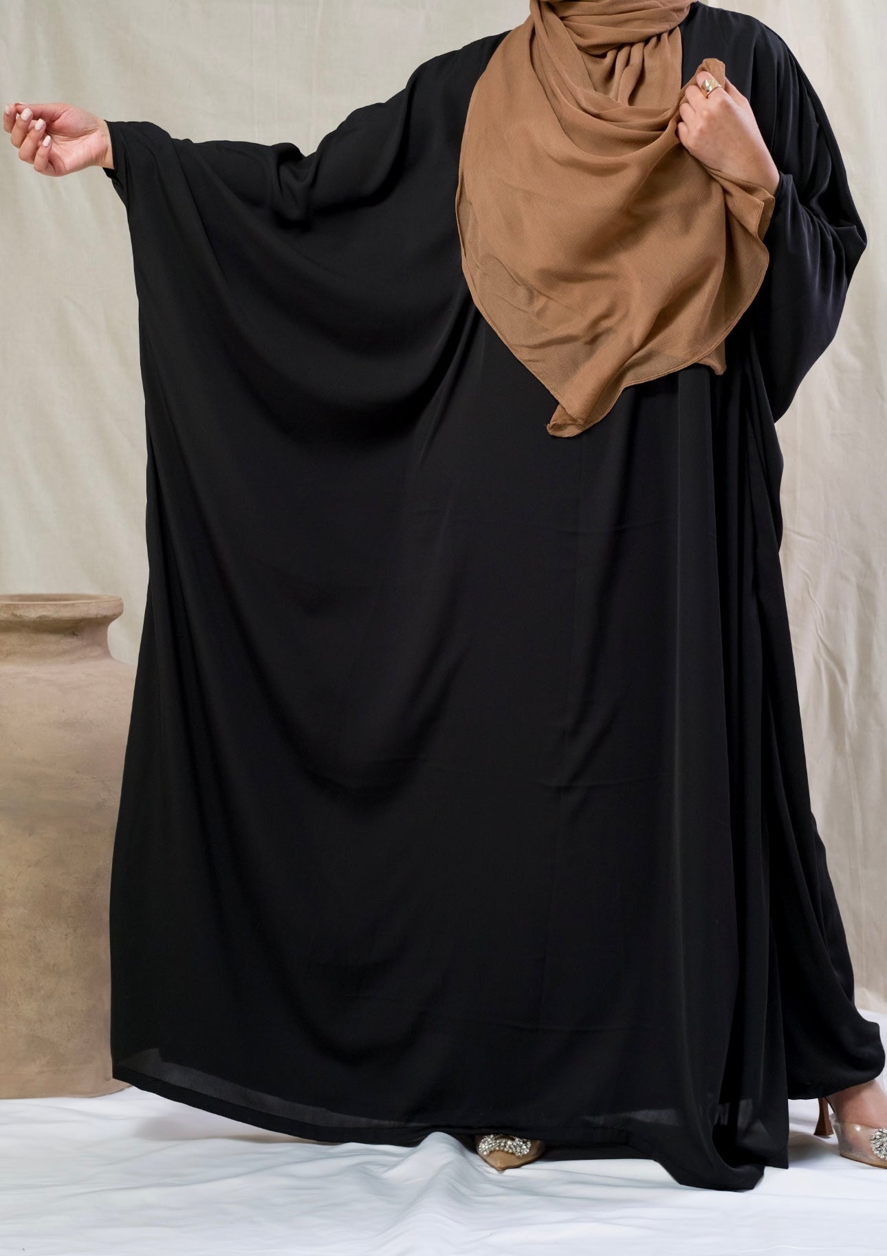Black Batwing Abaya