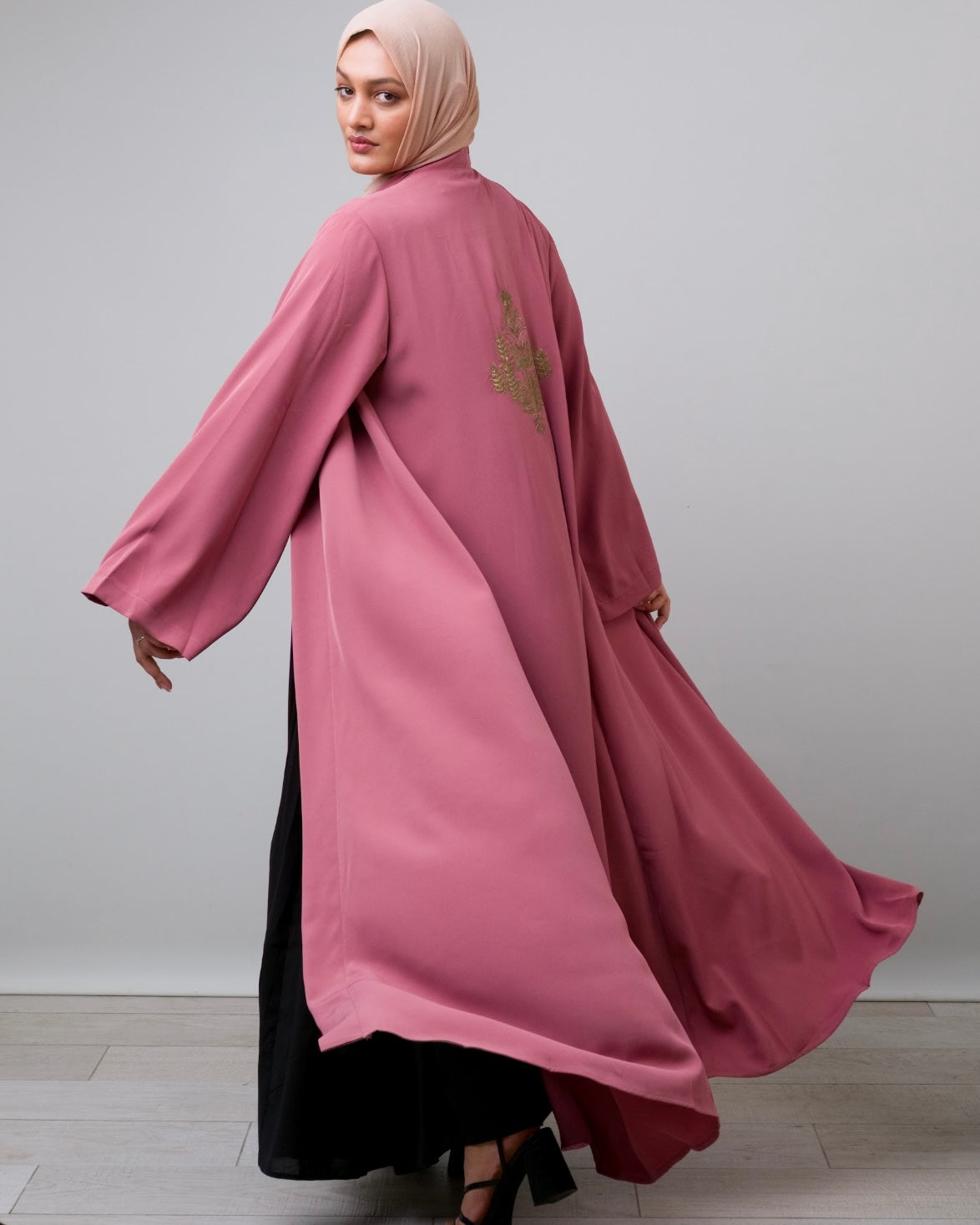 Haadhi Blush Pink Kimono