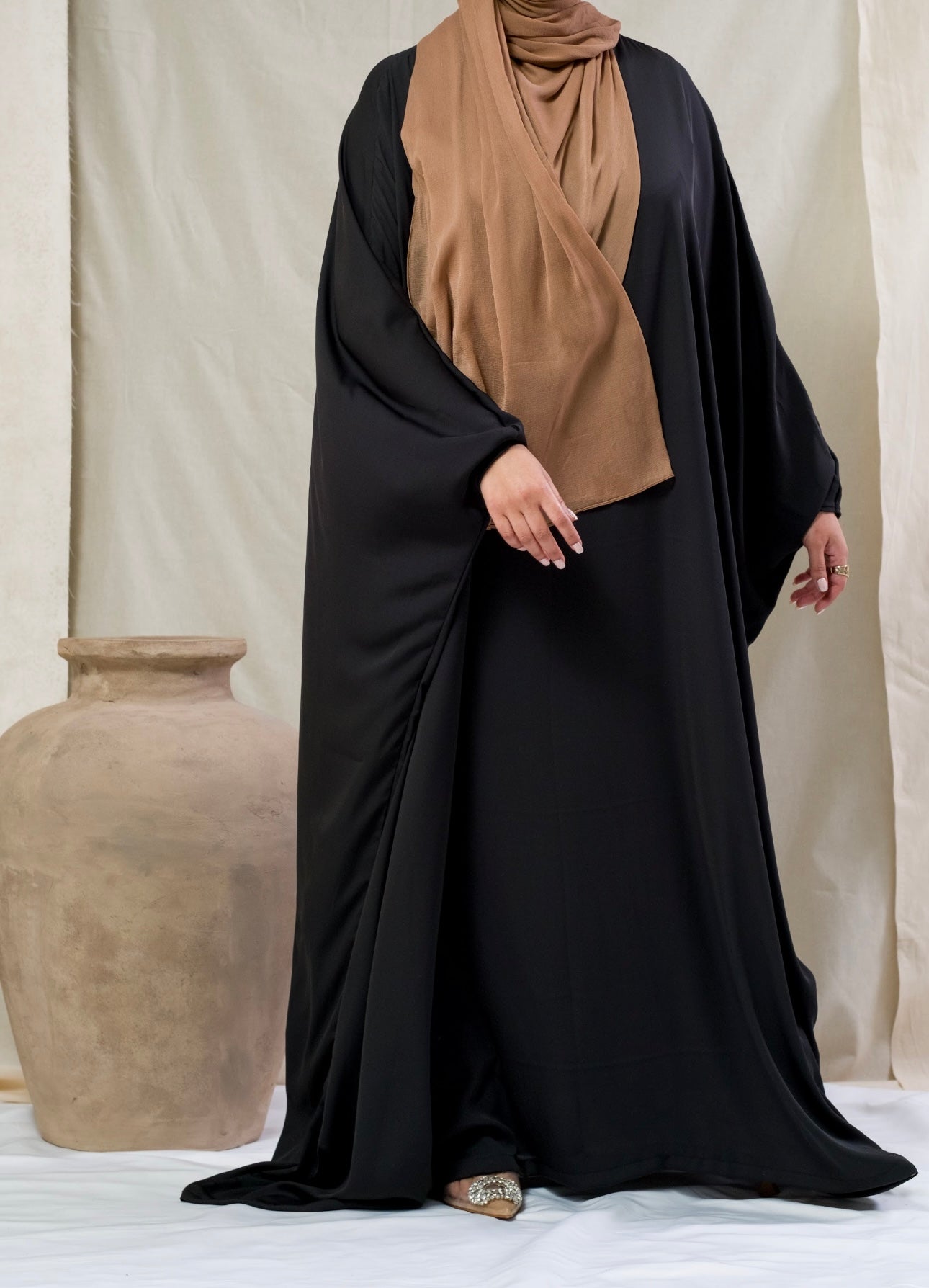 Black Batwing Abaya
