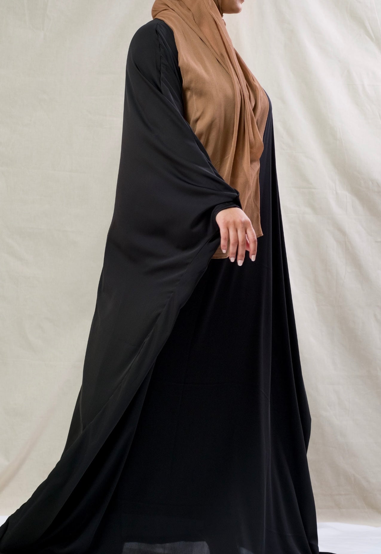 Black Batwing Abaya