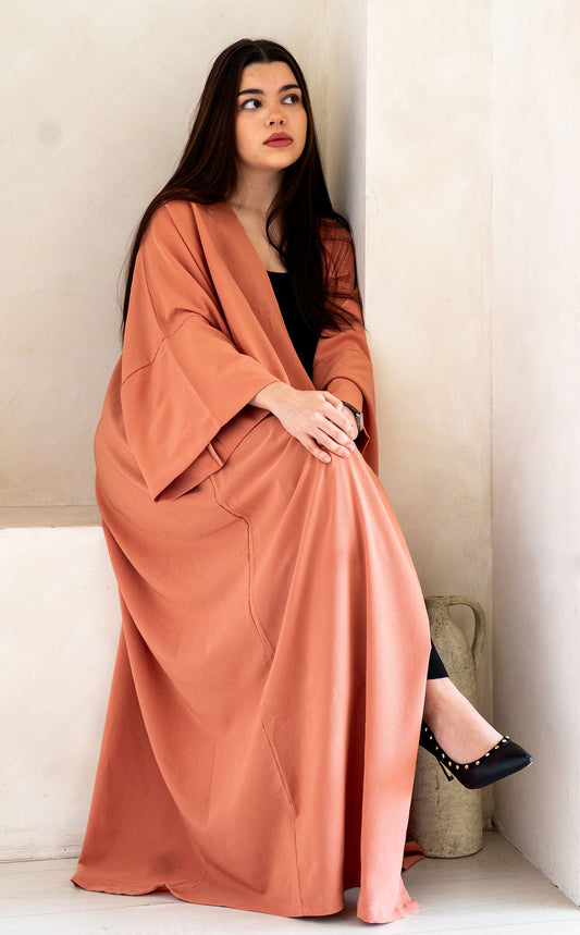 Apricot pink Kimono