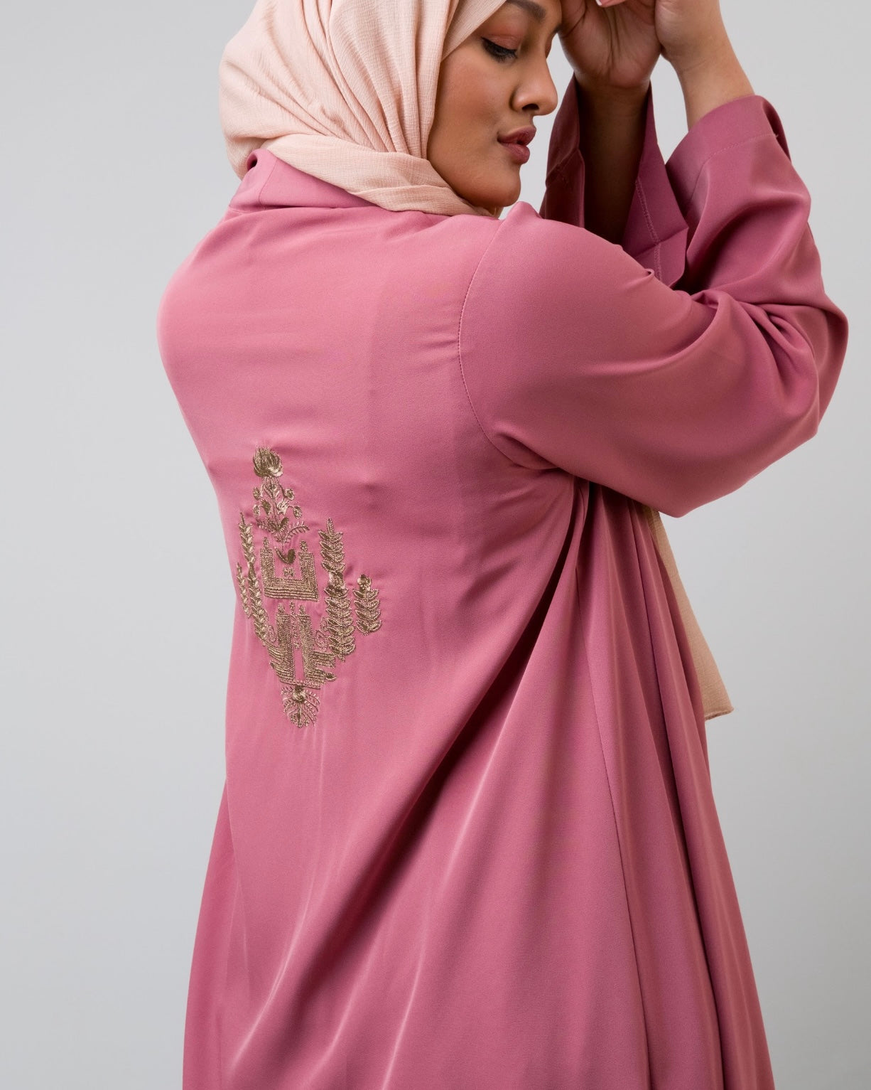 Haadhi Blush Pink Kimono