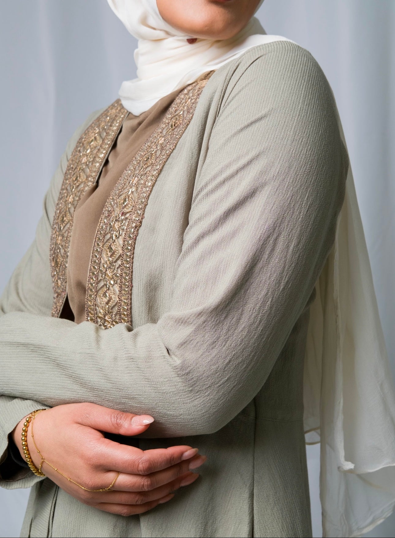 Zardosi Embroidered Antique Lace Jacket