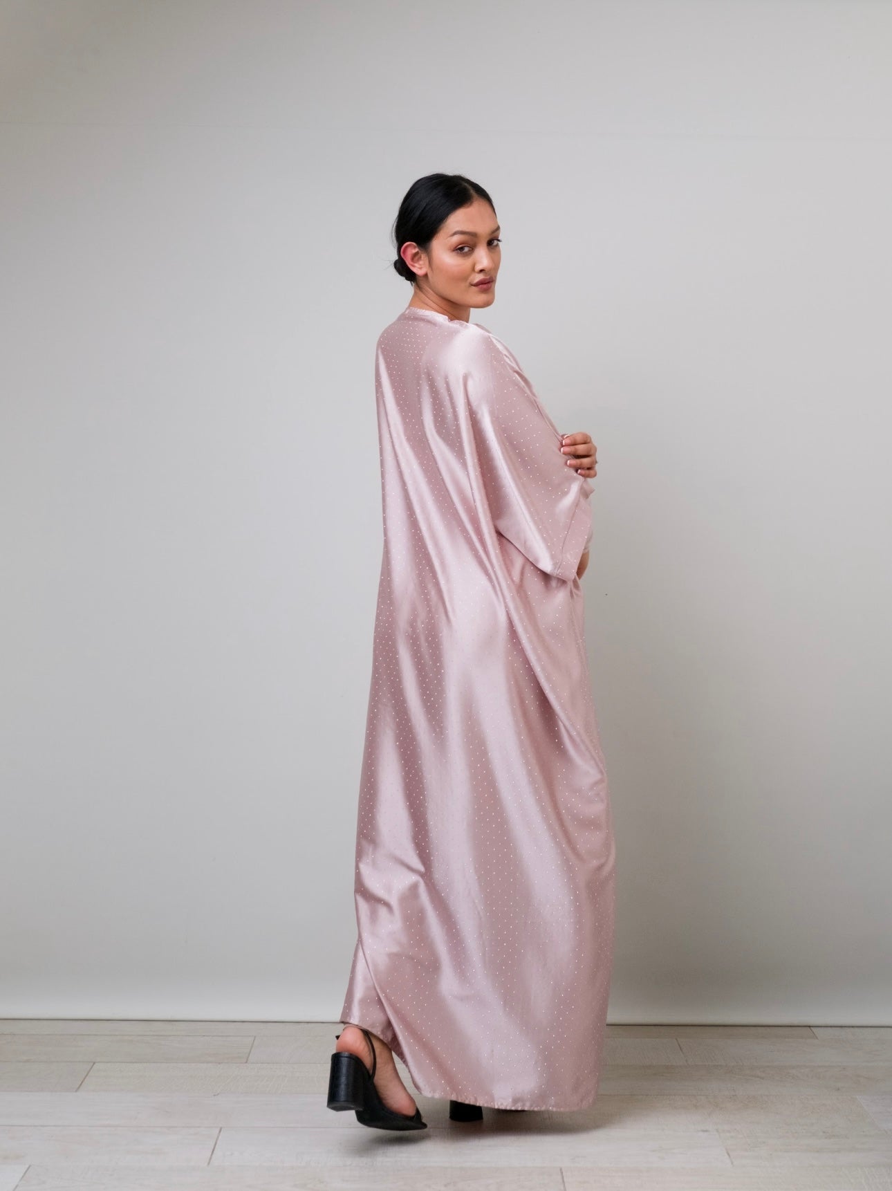 Candy pink stone kaftan