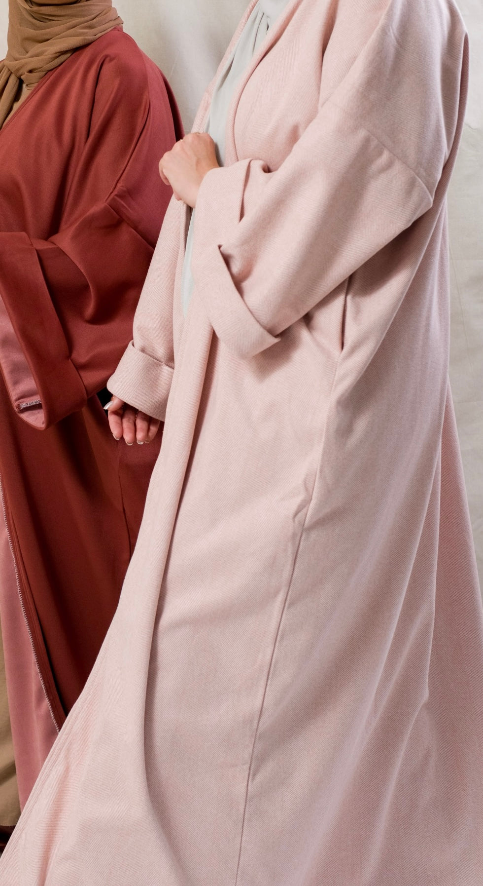 Oversized Pink Kimono Coat