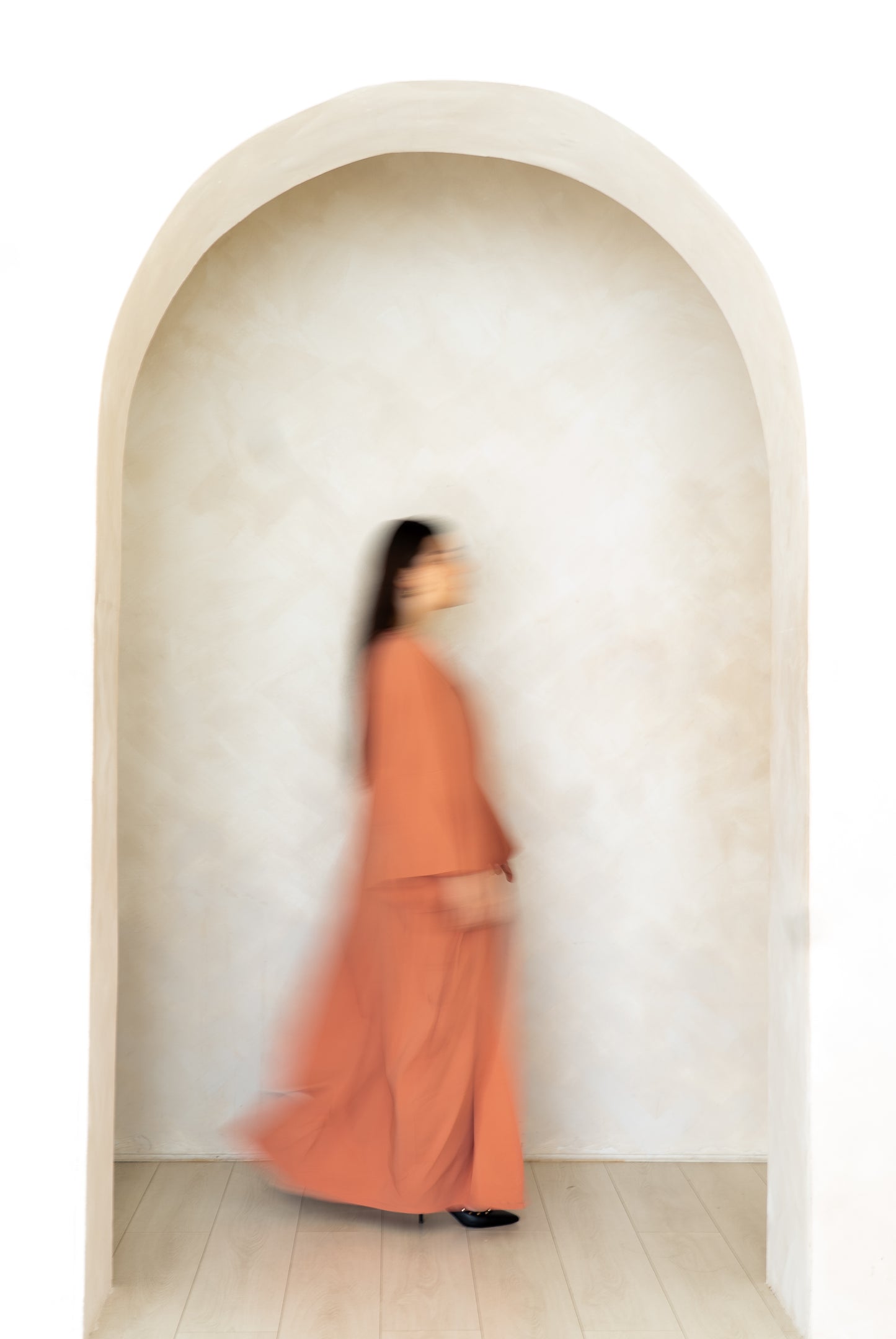 Apricot pink Kimono