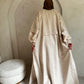 Linen two piece abaya set