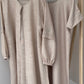 Linen two piece abaya set