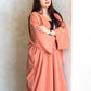 Apricot pink Kimono