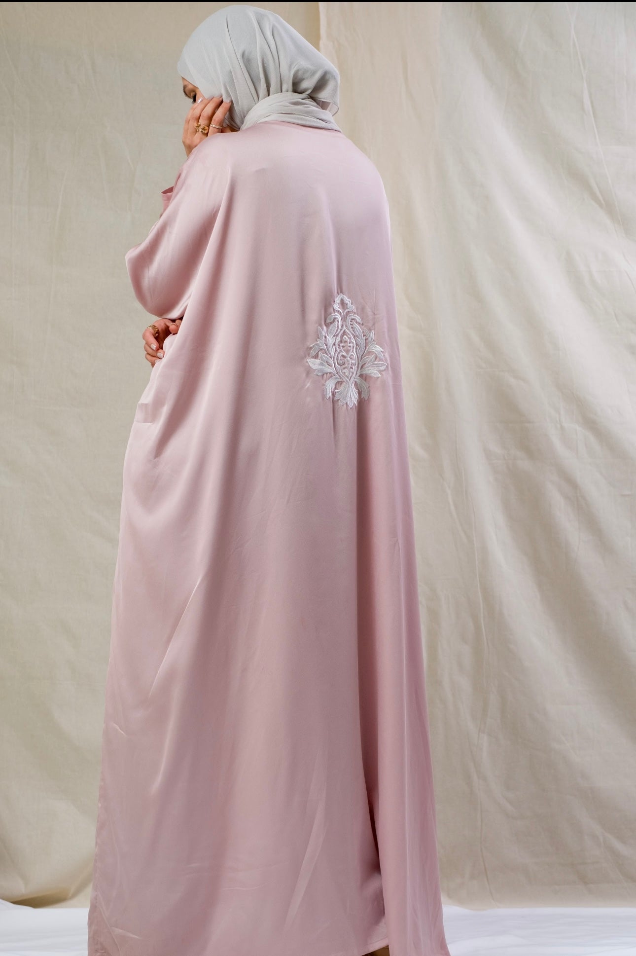 Pink Kimono Abaya