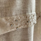 Linen two piece abaya set
