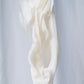 Ivory silk chiffon scarf